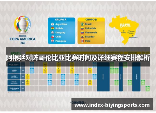 阿根廷对阵哥伦比亚比赛时间及详细赛程安排解析